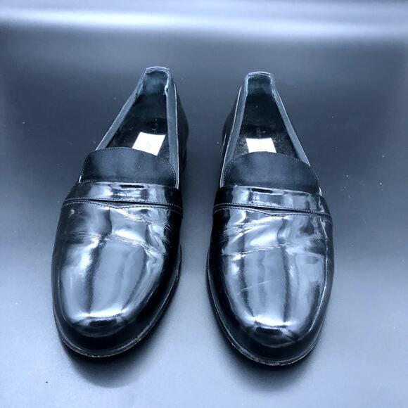 Mezlan Black Patent Leather Tuxedo Shoes, Men\'s Size 7M/EUR 40 main image 6